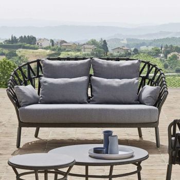 Aluminium Gartensofa Made in Italy - Emmacross von Varaschin