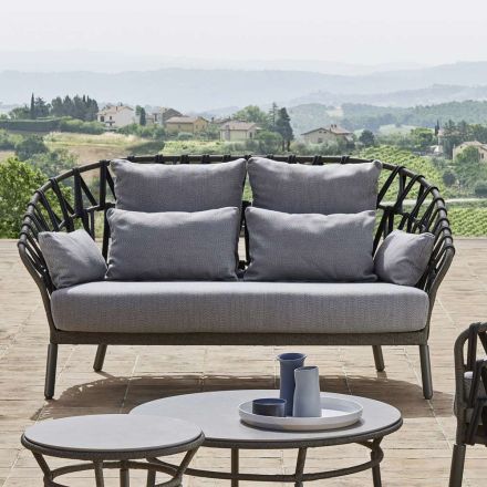 Aluminium Gartensofa Made in Italy - Emmacross von Varaschin Viadurini