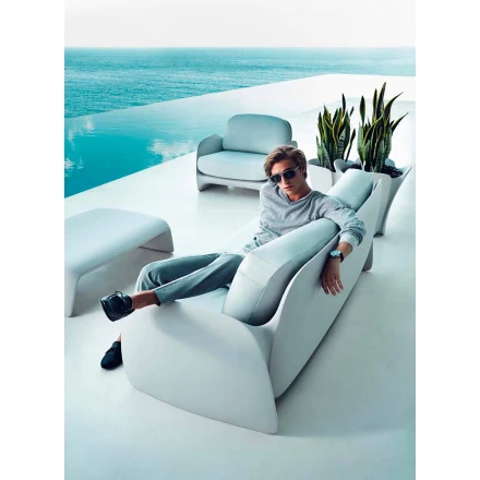 Gartensofa aus Polyethylen in modernem Design Pezzettina von Vondom Viadurini