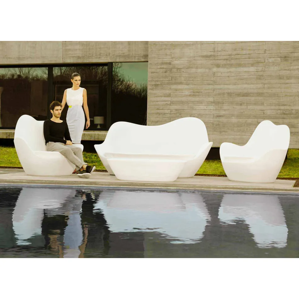 Modernes Gartensofa aus Polyethylen Sabinas von Vondom Viadurini