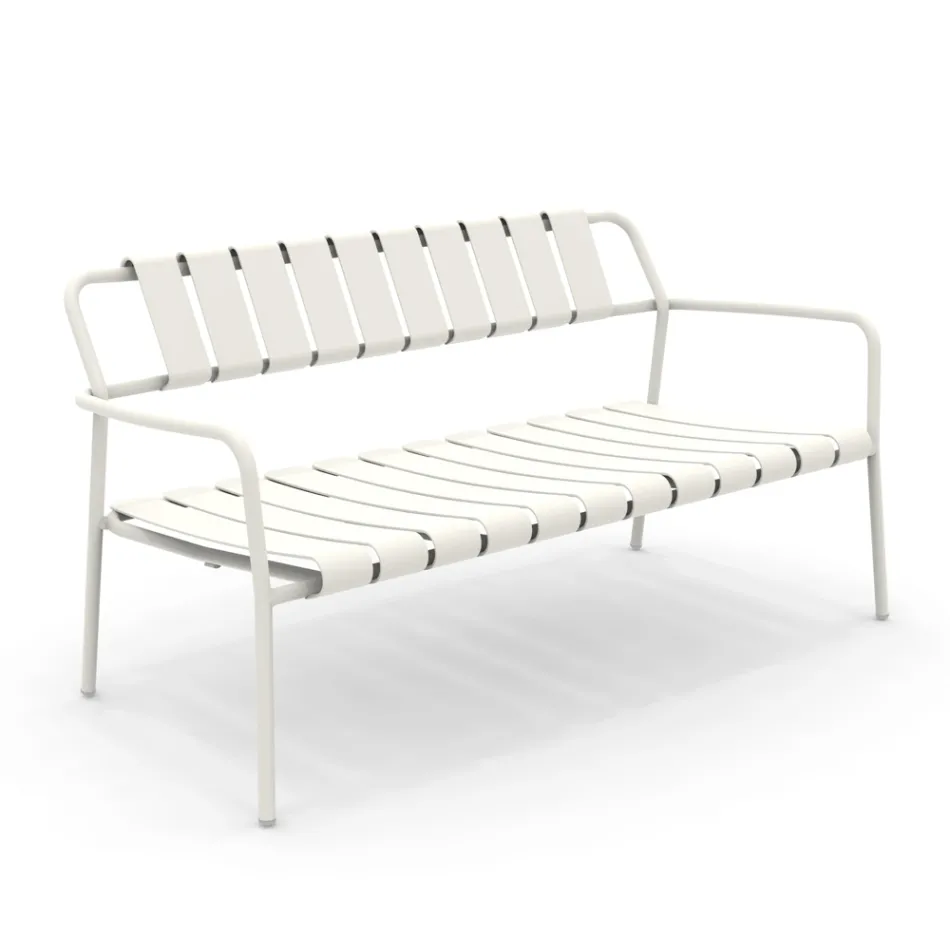 Gartensofa komplett aus Aluminium - Resplendent Viadurini