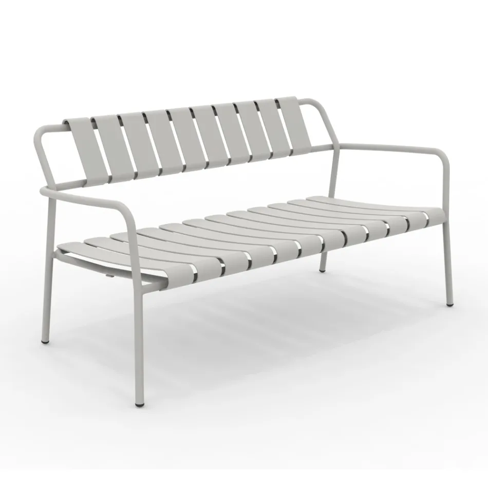 Gartensofa komplett aus Aluminium - Resplendent Viadurini