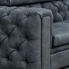 Wohnzimmersofa mit verstellbarer Kopfstütze Made in Italy - Unleashed Viadurini
