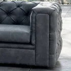 Wohnzimmersofa mit verstellbarer Kopfstütze Made in Italy - Unleashed Viadurini