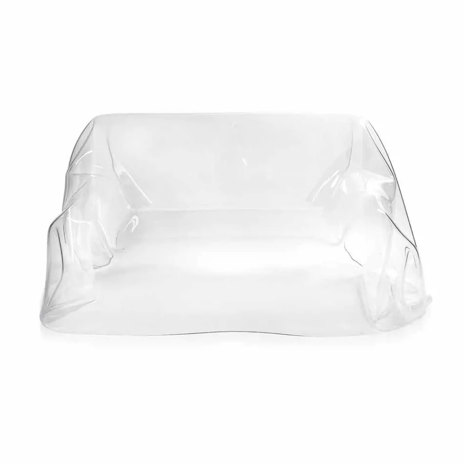 Modernes Design-Sofa aus transparentem Plexiglas von Jolly, hergestellt in Italien Viadurini