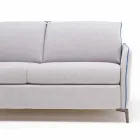 Zwei Sitzer-Sofa modernes Design L.145 cm Kunstleder / Stoff Erica Viadurini