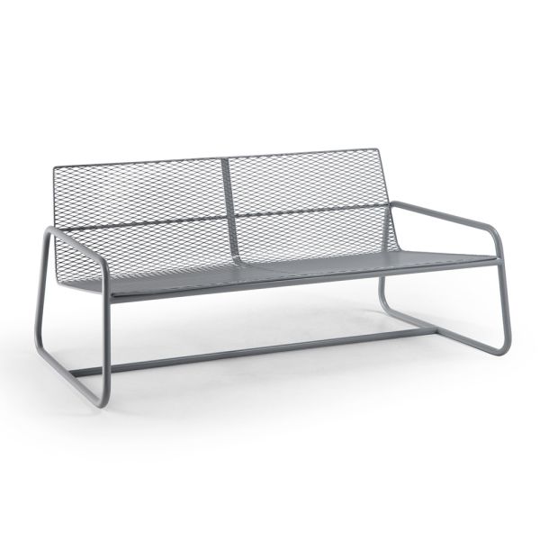 Metallsofa für den modernen garten hochwertige made in italy - karol