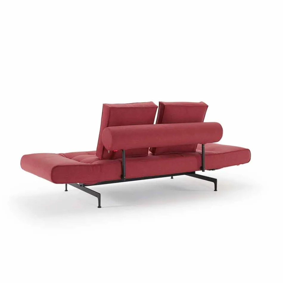 Ghia von Innovation Design Schlafsofa in gepolstertem Stoff Viadurini