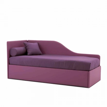 Design Schlafsofa aus herausnehmbarem Kunstleder Made in Italy - Rallo Viadurini