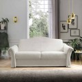 Stoffsofa mit Arabescato Details Made in Italy - Gigliola