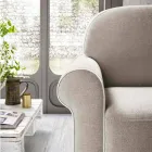 Doppelschlafsofa aus Designstoff Made in Italy - Anemone Viadurini
