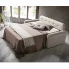 Doppelschlafsofa aus Designstoff Made in Italy - Anemone Viadurini