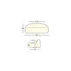 Helles Outdoor-Sofa mit LED-Licht aus Polyethylen, hergestellt in Italien – Ervin Viadurini