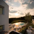 Modernes Outdoor-Sofa aus Polyethylen von Made in Italy Design - Ervin Viadurini