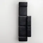 Saphir – Modernes Modulsofa mit Glasfuß, hergestellt in Italien Viadurini