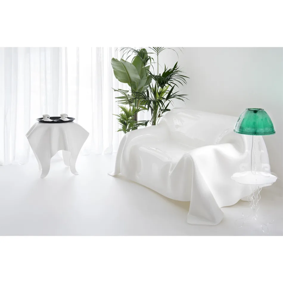 Weißes oder mehrfarbiges Plexiglassofa, recycelbar innen außen - Jolly Viadurini