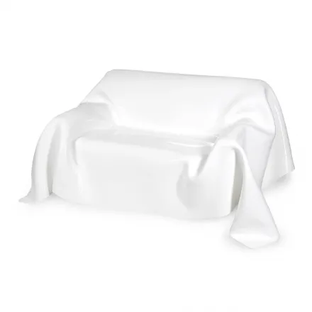 Weißes oder mehrfarbiges Plexiglassofa, recycelbar innen außen - Jolly Viadurini