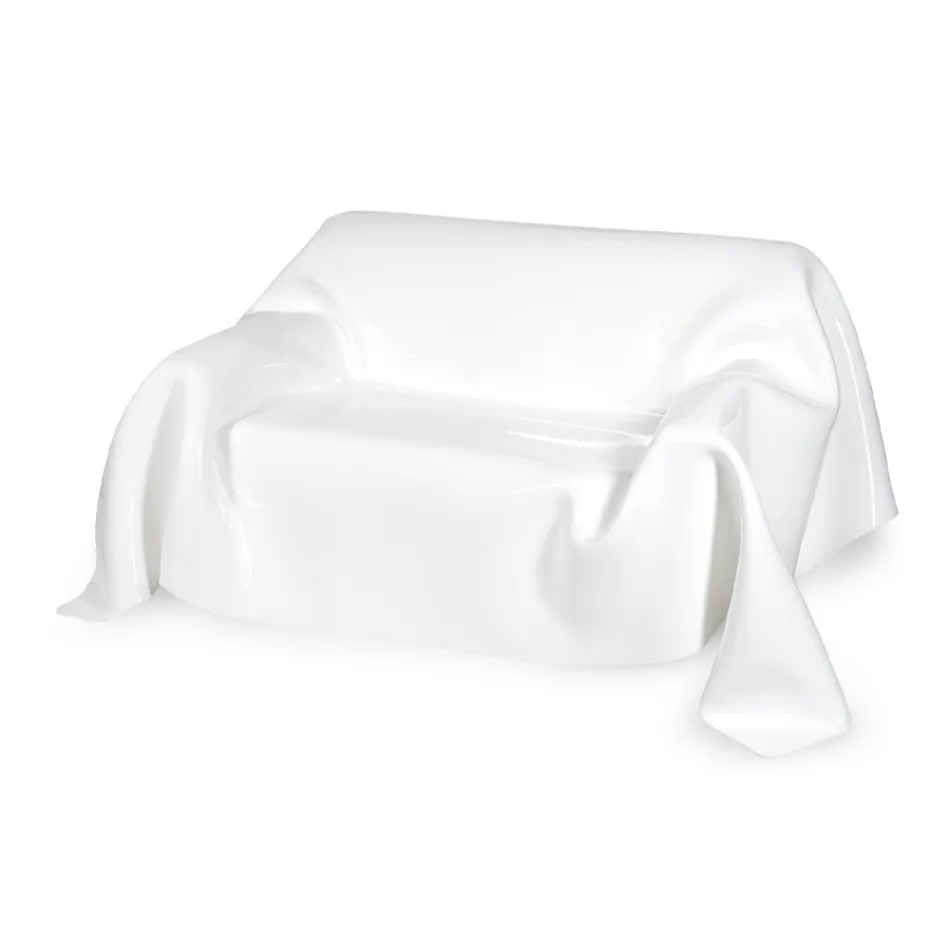 Weißes oder mehrfarbiges Plexiglassofa, recycelbar innen außen - Jolly Viadurini