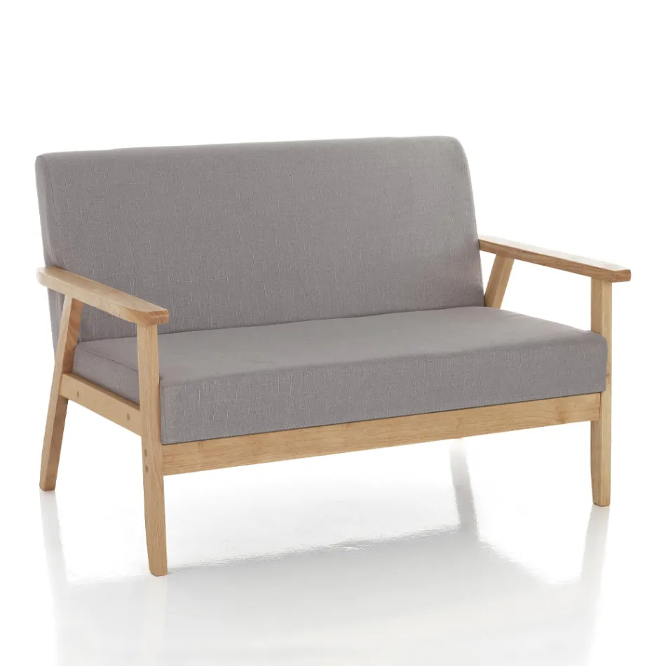 Sofa aus massivem Kiefernholz – Xenon Viadurini