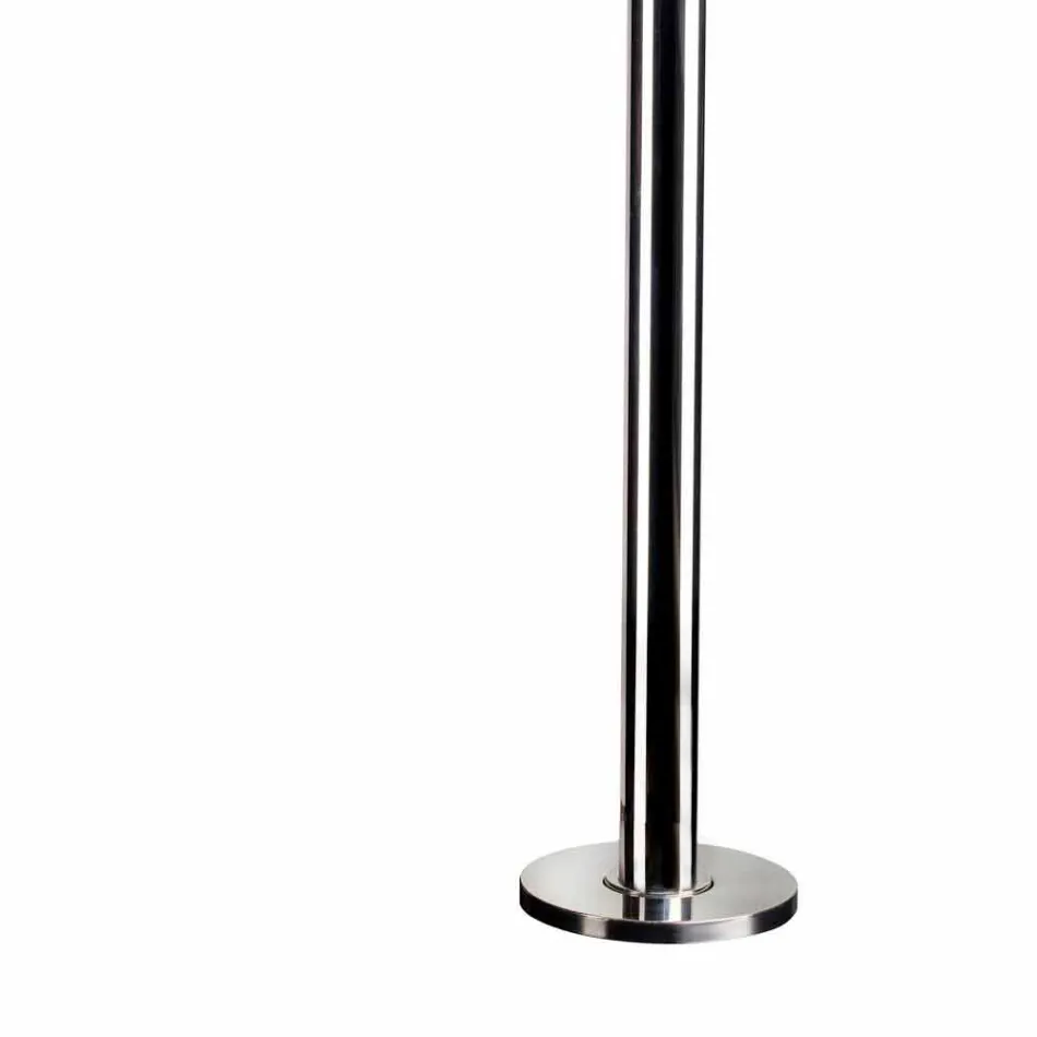 Gartendusche mit eingebautem Duschkopf aus Edelstahl Made in Italy - Yuki Viadurini