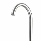 Gartendusche aus verchromtem Edelstahl mit Fußwaschung Made in Italy - Marlen Viadurini