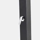 Solare Gartendusche aus Stahl mit Wasserfallstrahl Made in Italy - Werner Viadurini