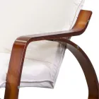 Indoor-Schaukel aus Birkenholz und Stoff - Abissi Viadurini