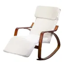 Indoor-Schaukel aus Birkenholz und Stoff - Abissi Viadurini