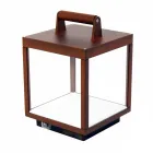 Dekorativer LED-Außenstrahler aus weißem Aluminium oder Corten - Bettina Viadurini