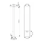Solar-LED-Strahler für den Außenbereich aus weißem oder mattschwarzem Aluminium - Agorio Viadurini