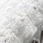 Kissenbezug aus Leinen mit weißer Spitze für ein luxuriöses Designbett, hergestellt in Italien – Kiss Viadurini