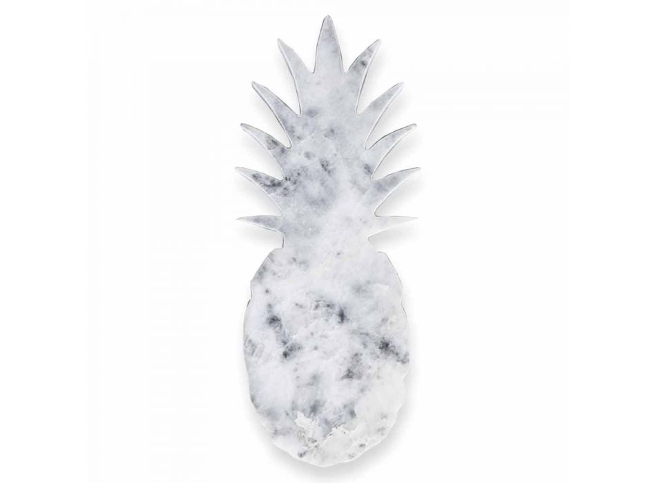 Briefbeschwerer im Ananas-Design aus weißem Carrara-Marmor Made in Italy - Arta