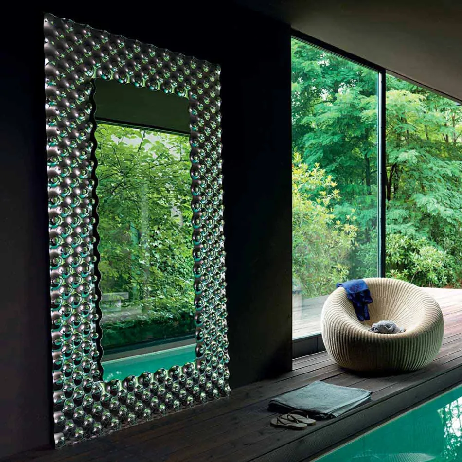 Fiam Italia Pop moderner Wand- / Bodenspiegel 216x116cm made in Italy Viadurini