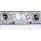 Wein- oder Champagner-Glacette aus weißem Carrara-Marmor Made in Italy - Ciotti Viadurini