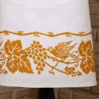 Italienische handgefertigte Leinenschürze One Piece - Marken Viadurini