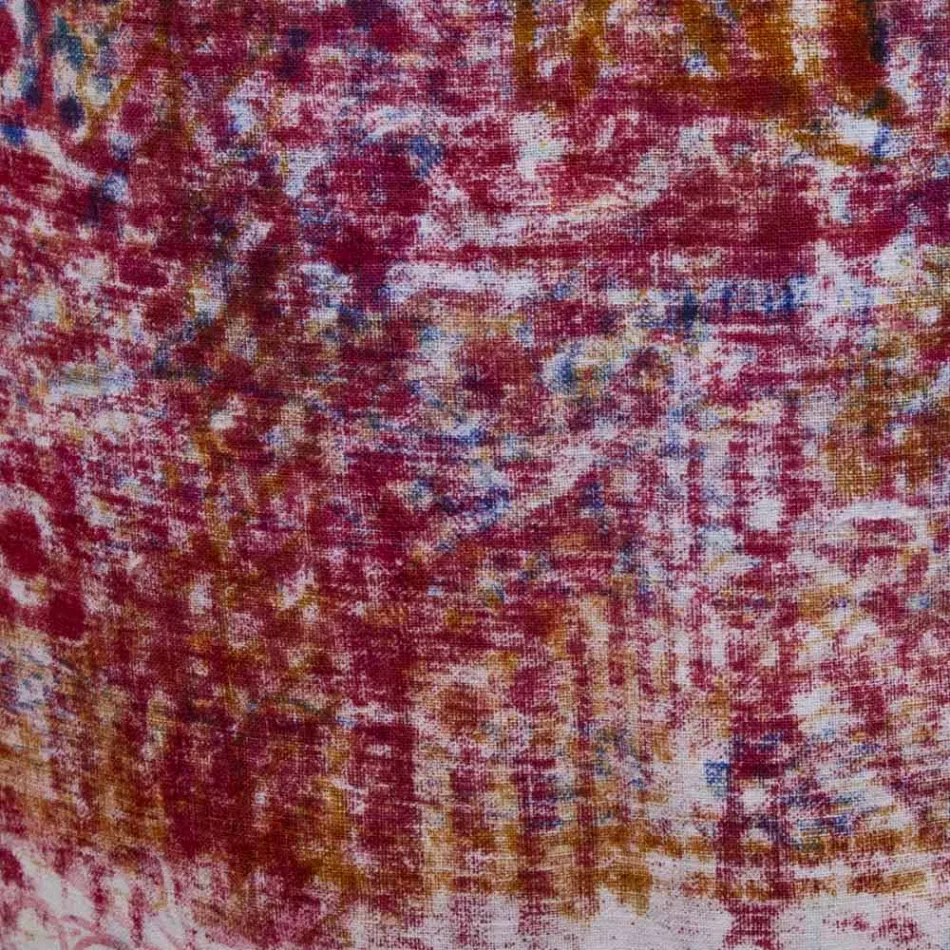 Italienische handgefertigte Schürze aus Baumwolle mit manuellem Kunstdruck - Marken Viadurini