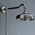 Klassische Duplex-Duschgruppe aus Messing mit Duschkopf in 3 Größen - Ercolina Viadurini