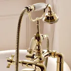 Vintage Design Messing Stehende Badewanne Gruppe Made in Italy - Katerina Viadurini