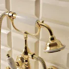 Messing-Badewannengruppe im Vintage-Stil, hergestellt in Italien - Katerina Viadurini