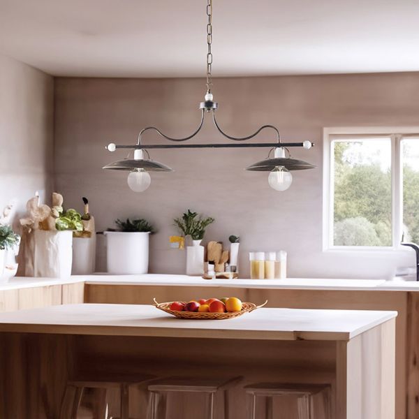 Italienische glas- und metallleuchten für exklusive räume – equinozio