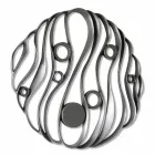 Wandinstallation von modernem elegantem Design in perforierter Keramik - Desta Viadurini