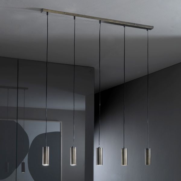 5 pendelleuchte aus metall made in italy - read