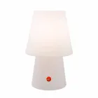 Wiederaufladbare LED-Lampe aus farbigem Kunststoff für drinnen oder draußen - Fungostar Viadurini