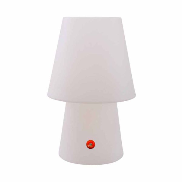 Wiederaufladbare led-lampe aus polyethylen für drinnen oder draußen - fungostar