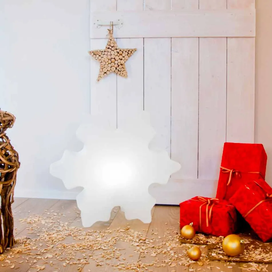 LED-Lampe, Solar oder E27 Kristall Design für drinnen oder draußen - Nevestar Viadurini