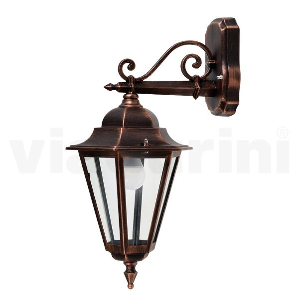 Gartenwandleuchte aus aluminiumdruckguss made in italy - pinako
