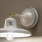 Handbemalte Vintage Wandlampe aus Keramik - Como Viadurini