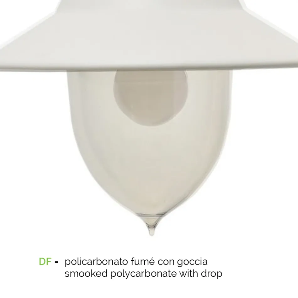 Vintage-Außenwandleuchte aus Aluminium, hergestellt in Italien – Cassandra Viadurini