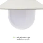 Vintage-Außenwandleuchte aus Aluminium, hergestellt in Italien – Cassandra Viadurini