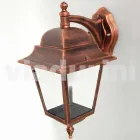 Aluminiumgartenwandlampe hergestellt in Italien, Aquilina Viadurini